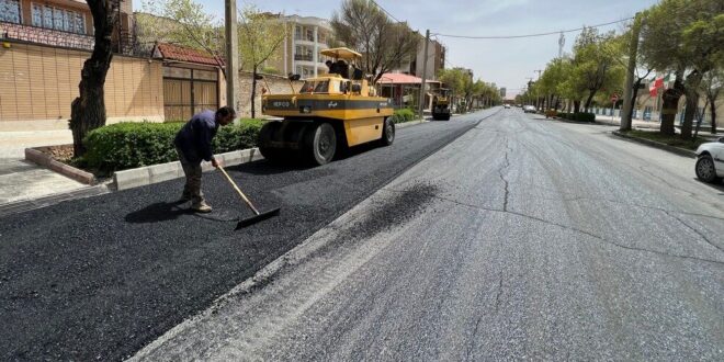 اسفالت در تهران و سراسر کشور