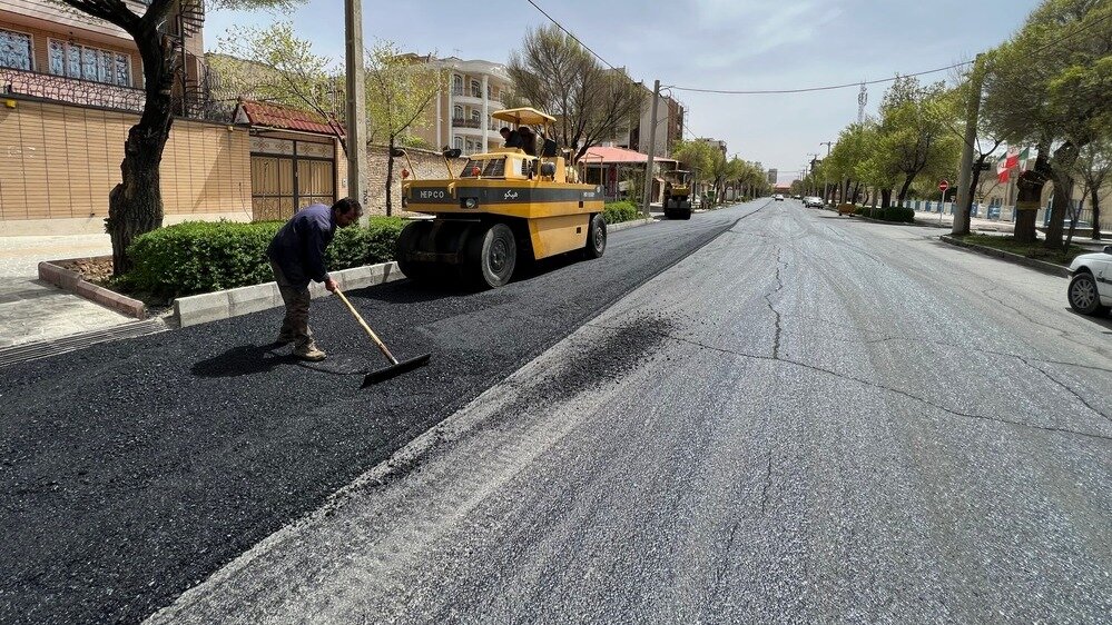 اسفالت در تهران و سراسر کشور